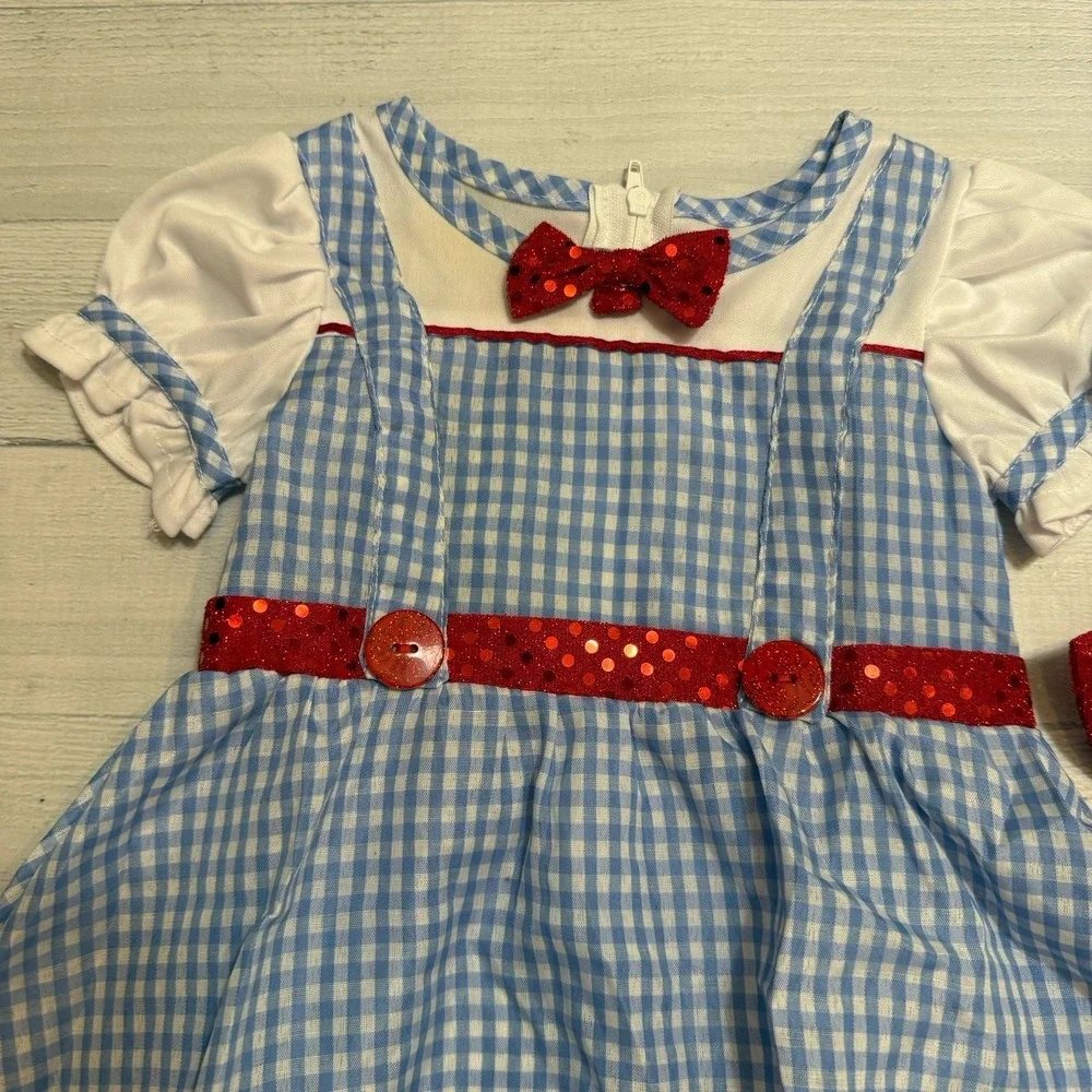 Halloween Costumes baby Kansas girl‎ Dorothy wizard of oz costume 3-6 months